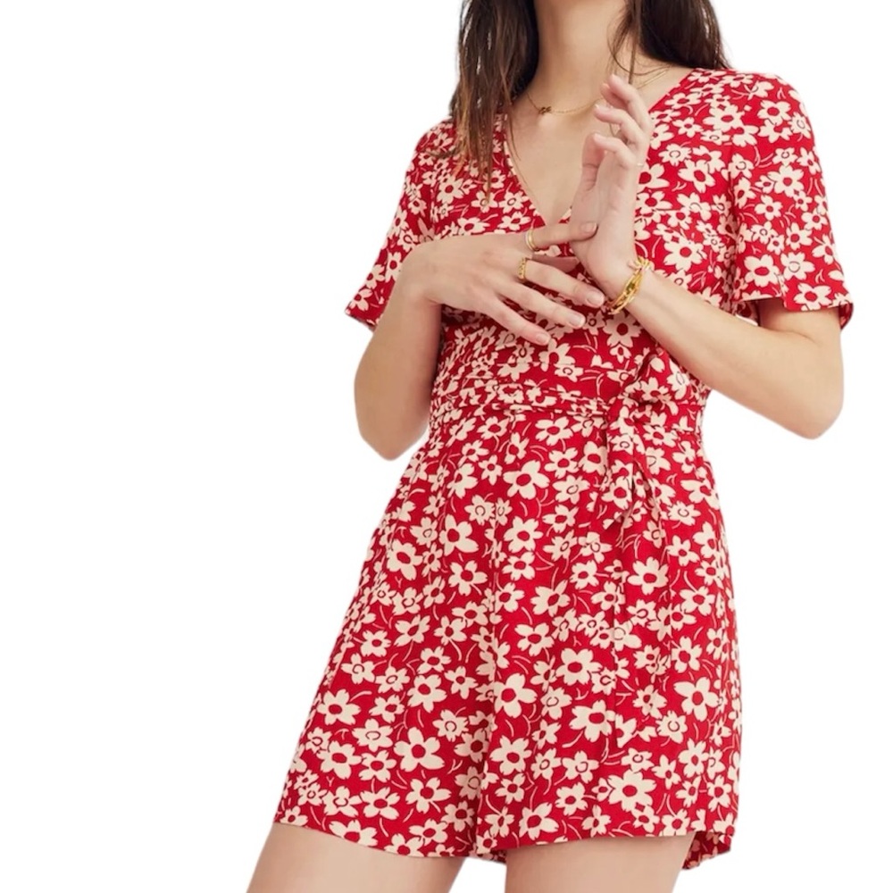 Madewell Daisy Wrap Front Jumper, Size 2